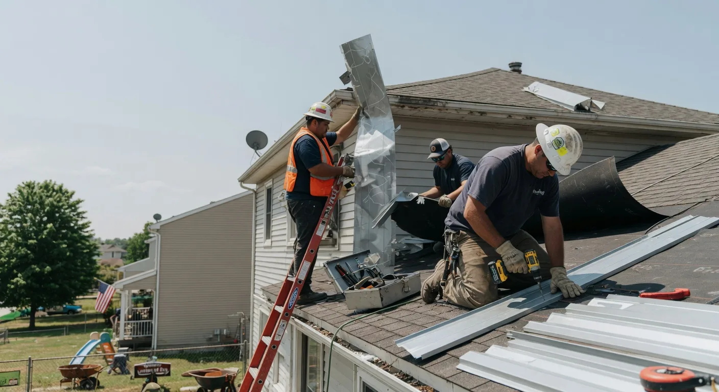 Storm Damage Metal Roof Repair in Gays Mills, WI